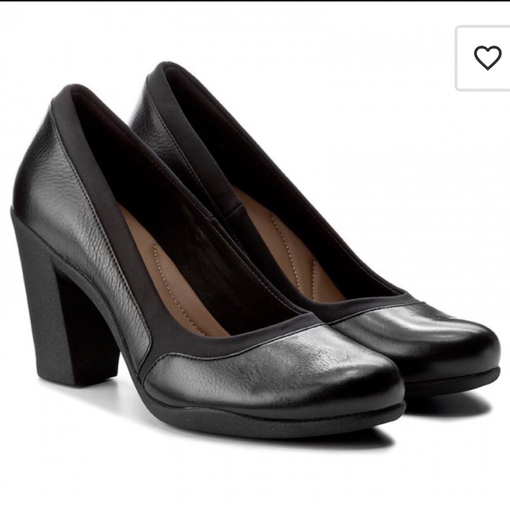 Clarks Women's Adya Maria Dress Pump Black Size 9.5